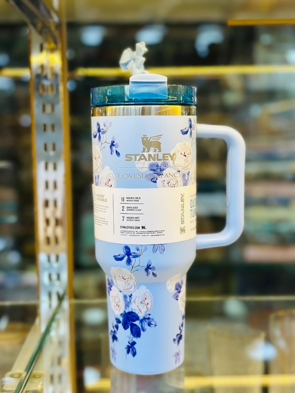STANLEY Tumbler Flower, Butterfly, Flower, Star Printed 1.2 Liter (40 Oz)