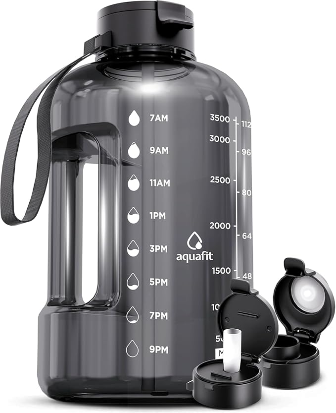 1 Gallon Water Bottle with Time Marker