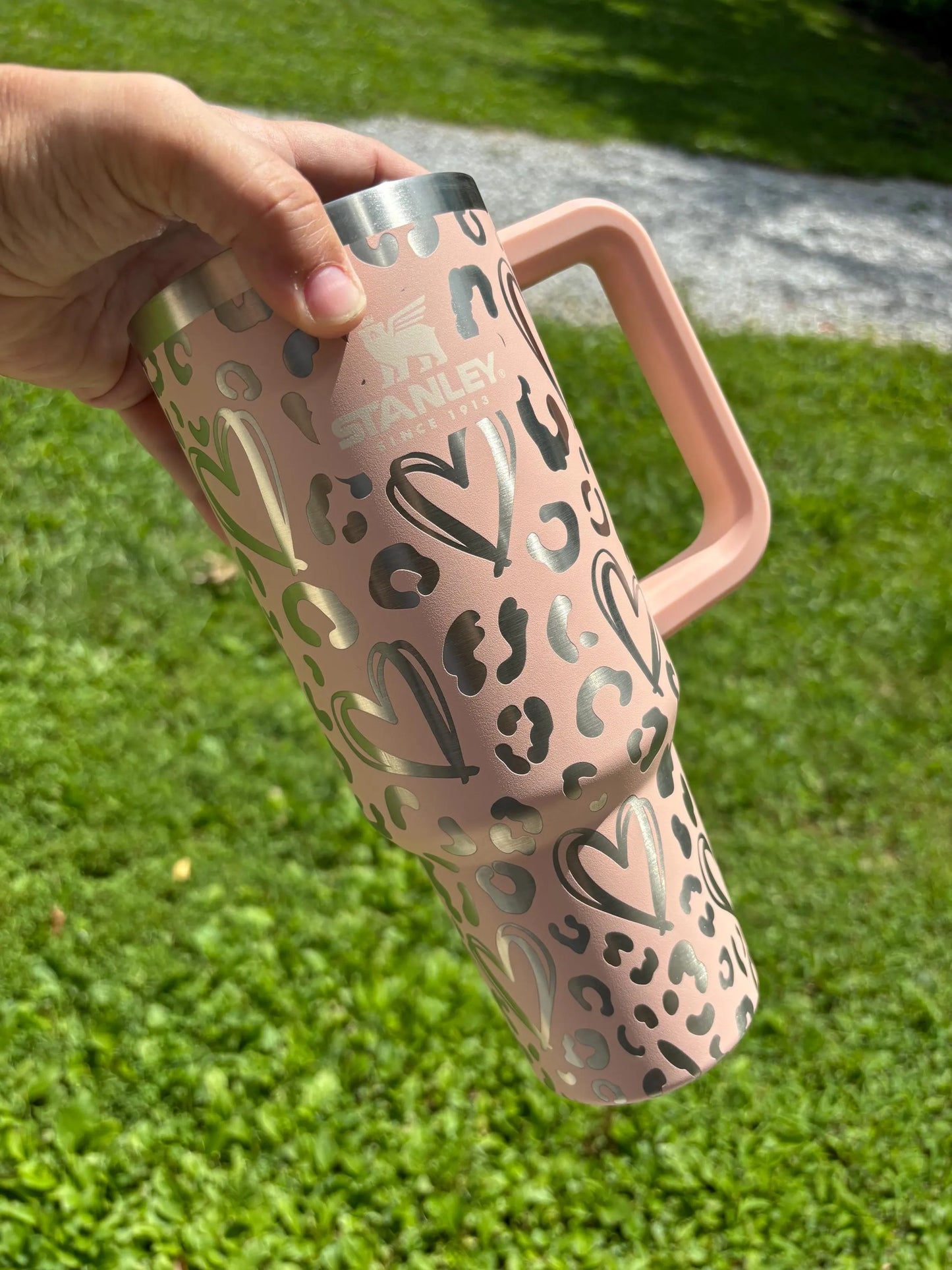STANLEY Tumbler Flower, Butterfly, Flower, Star Printed 1.2 Liter (40 Oz)