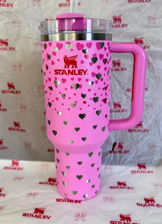 STANLEY Tumbler Flower, Butterfly, Flower, Star Printed 1.2 Liter (40 Oz)
