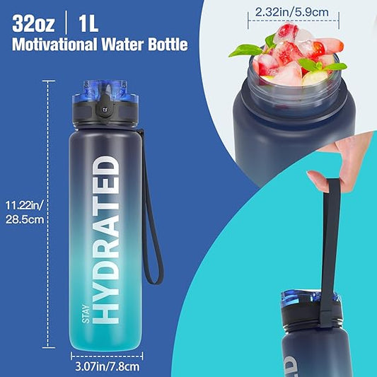 Sahara Sailor Motivational Water Bottle 32oz