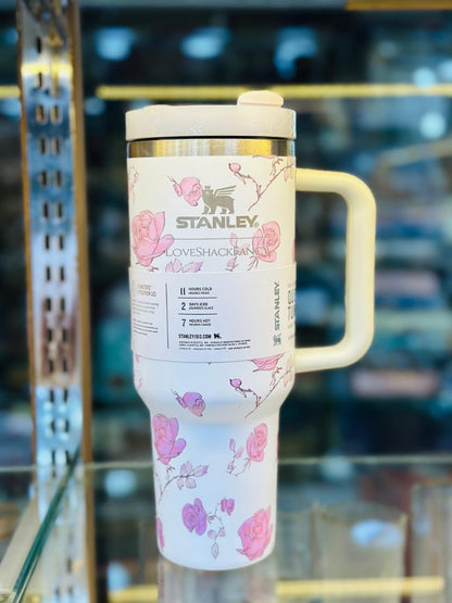 STANLEY Tumbler Flower, Butterfly, Flower, Star Printed 1.2 Liter (40 Oz)