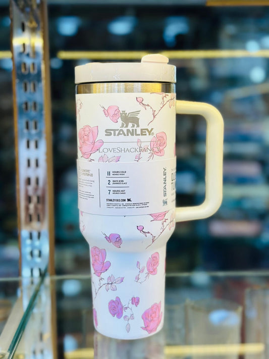 STANLEY Tumbler Flower, Butterfly, Flower, Star Printed 1.2 Liter (40 Oz)