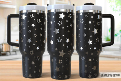 STANLEY Tumbler Flower, Butterfly, Flower, Star Printed 1.2 Liter (40 Oz)